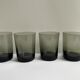 Set of 4 smoked glasses