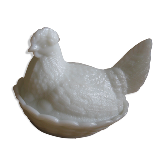 Chicken terrine in white opaline