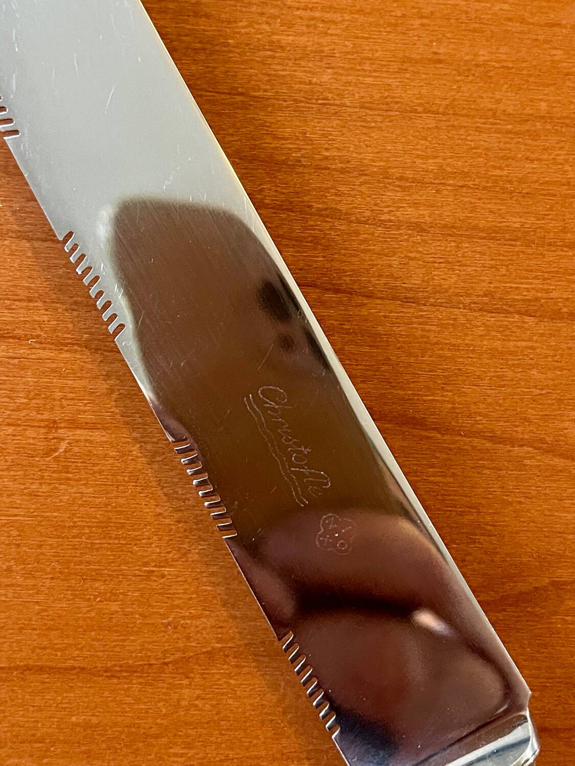 Christofle boreal large bread knife 27.5 cm