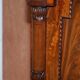 Paire de Grands Cabinets Latéraux William IV 1830 en Bois Massif Flammé avec Tiroirs