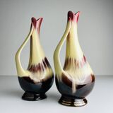 Mid-century ceramic vases by Bay Keramik, West Germany, 1960s, set of 2.
