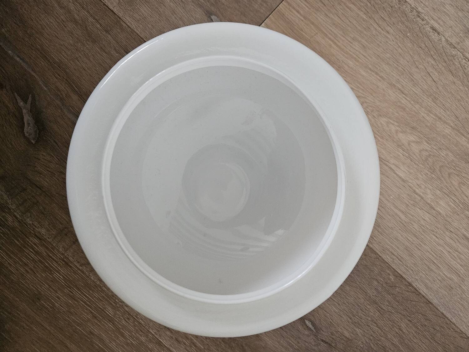 White opaline ceiling light