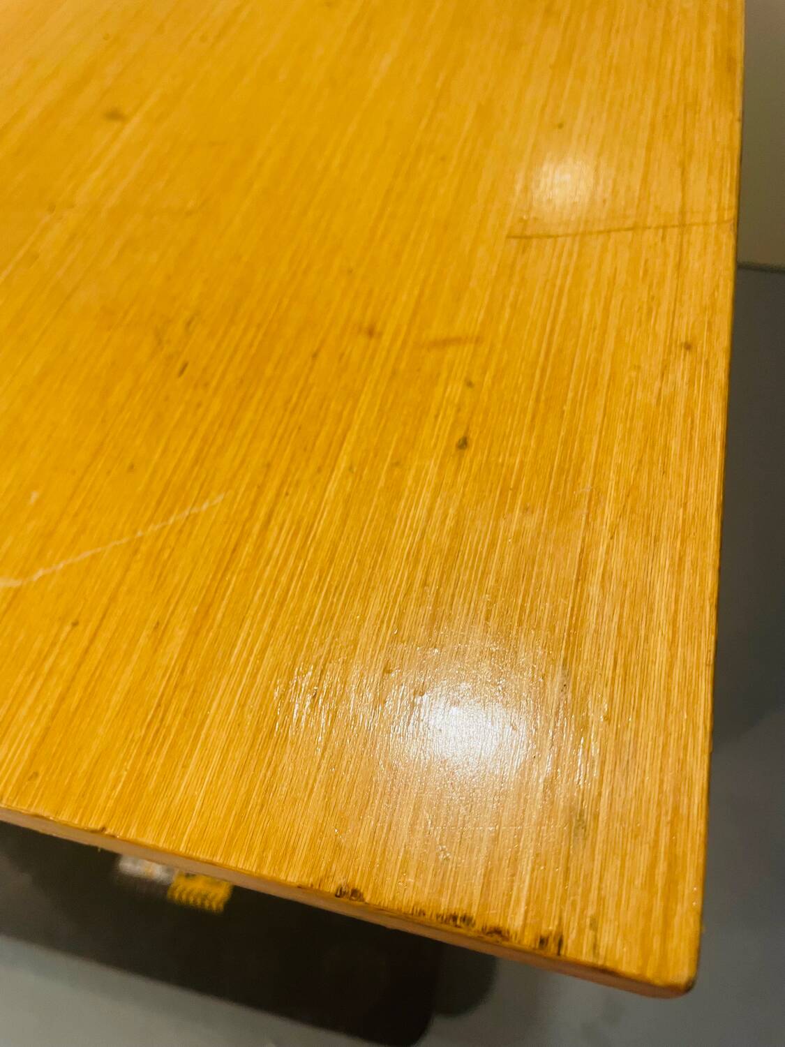 Vintage desk Maison Capelle circa 1960