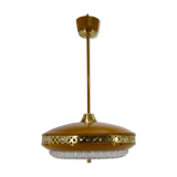 Space Age Metal Pendant by LUDIB Bratislava, Czechoslovakia, 1960s