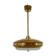 Space Age Metal Pendant by LUDIB Bratislava, Czechoslovakia, 1960s