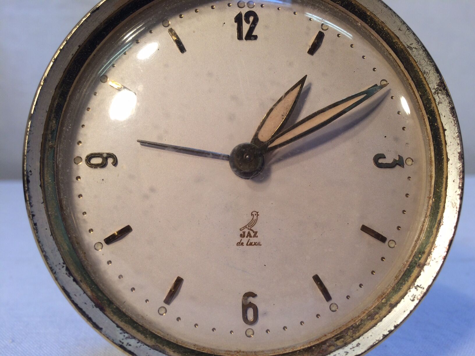 Vintage Jaz Postic alarm clock of 1960