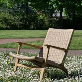 Ch25 easy chair par Hans J. Wegner édité par Carl Hansen & Son, 1960