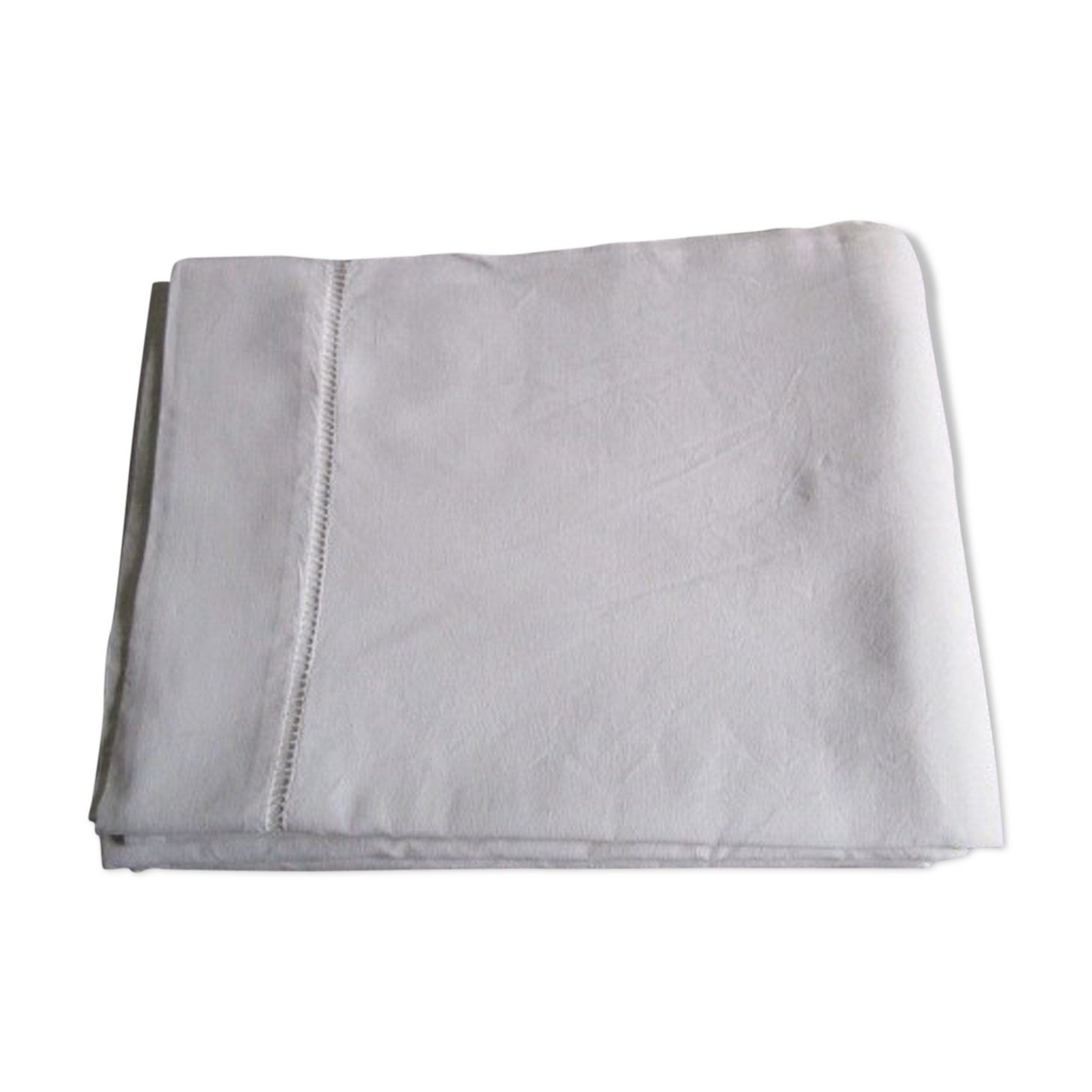 Drap ancien 300x210cm,broderie de jours