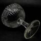 Basket-shaped pressed glass sugar bowl, Ząbkowice, Poland, 1970s