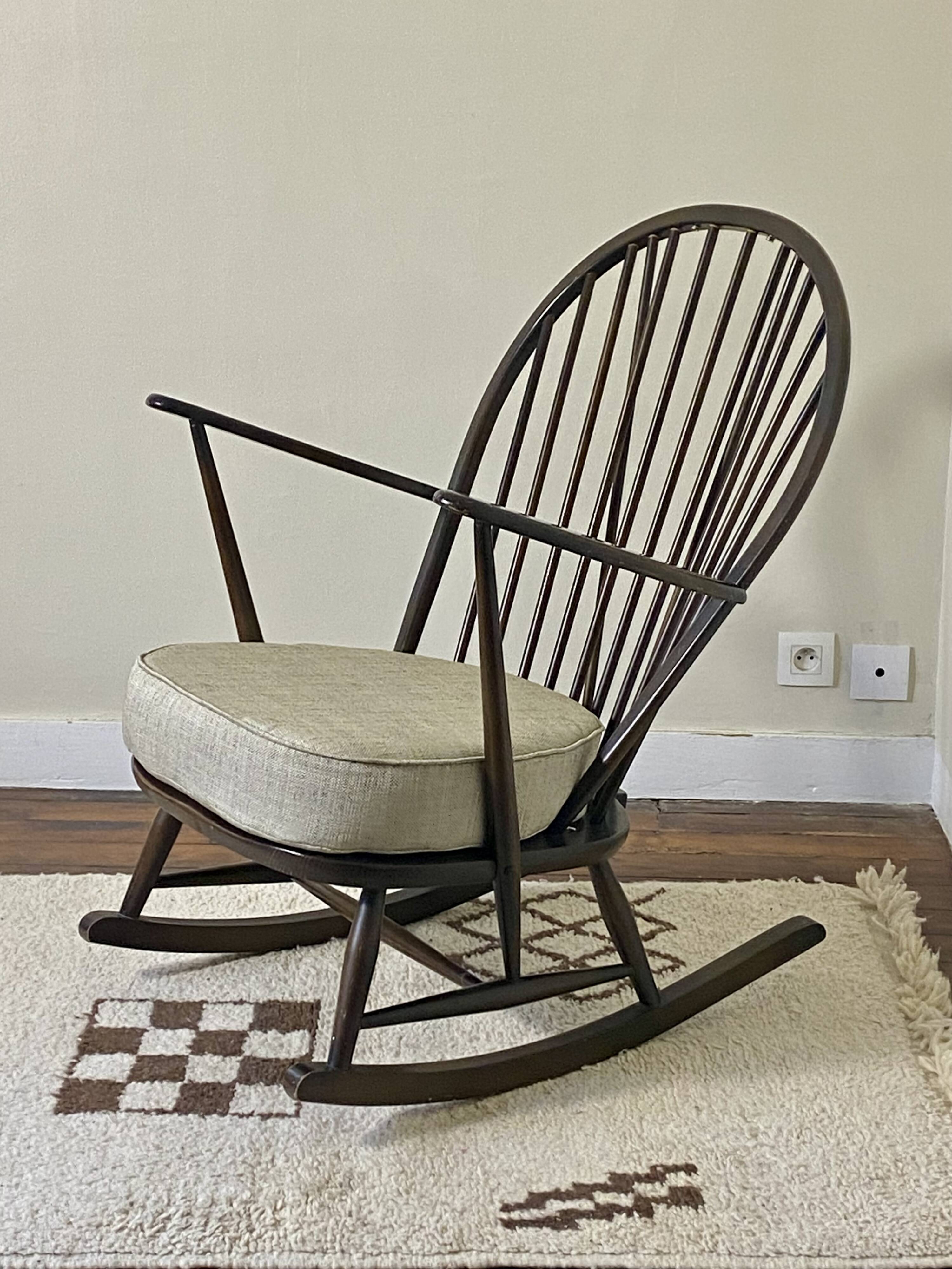 Rocking chair Ercol, Lucian Ercolani, Year 1956
