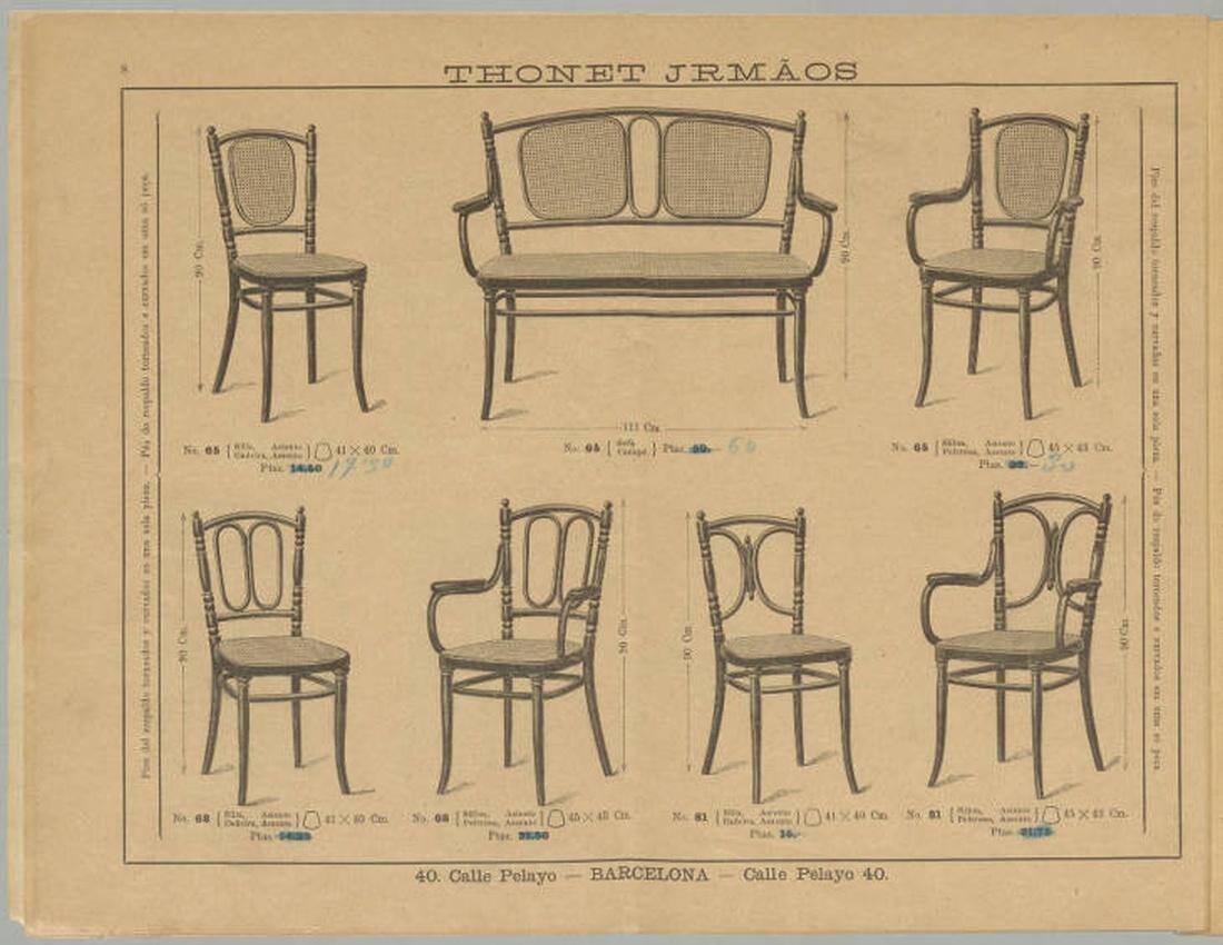 Banc cintré Sécession par Thonet Mundus