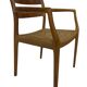 Vintage Niels Otto Moller Armchair Model 67 in Oak Danish Design