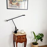 Chest of drawers marquetry Louis XVI style signed Marquant