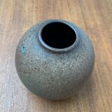 Mid-century German minimalist studio pottery vase by Fritz Van Daalen, 1960s.