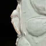 Large white ceramic slip lamp