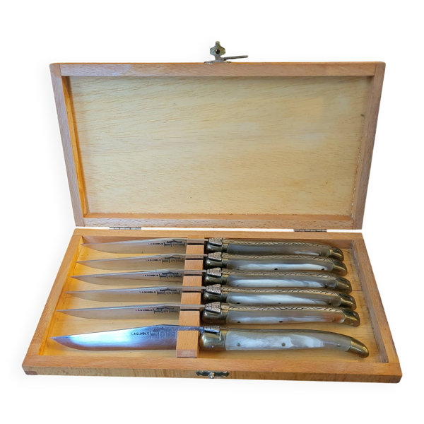 6 couteaux laguiole