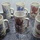 Serie de 6 chopes Gustave Raynaud
