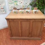 Solid oak desk counter