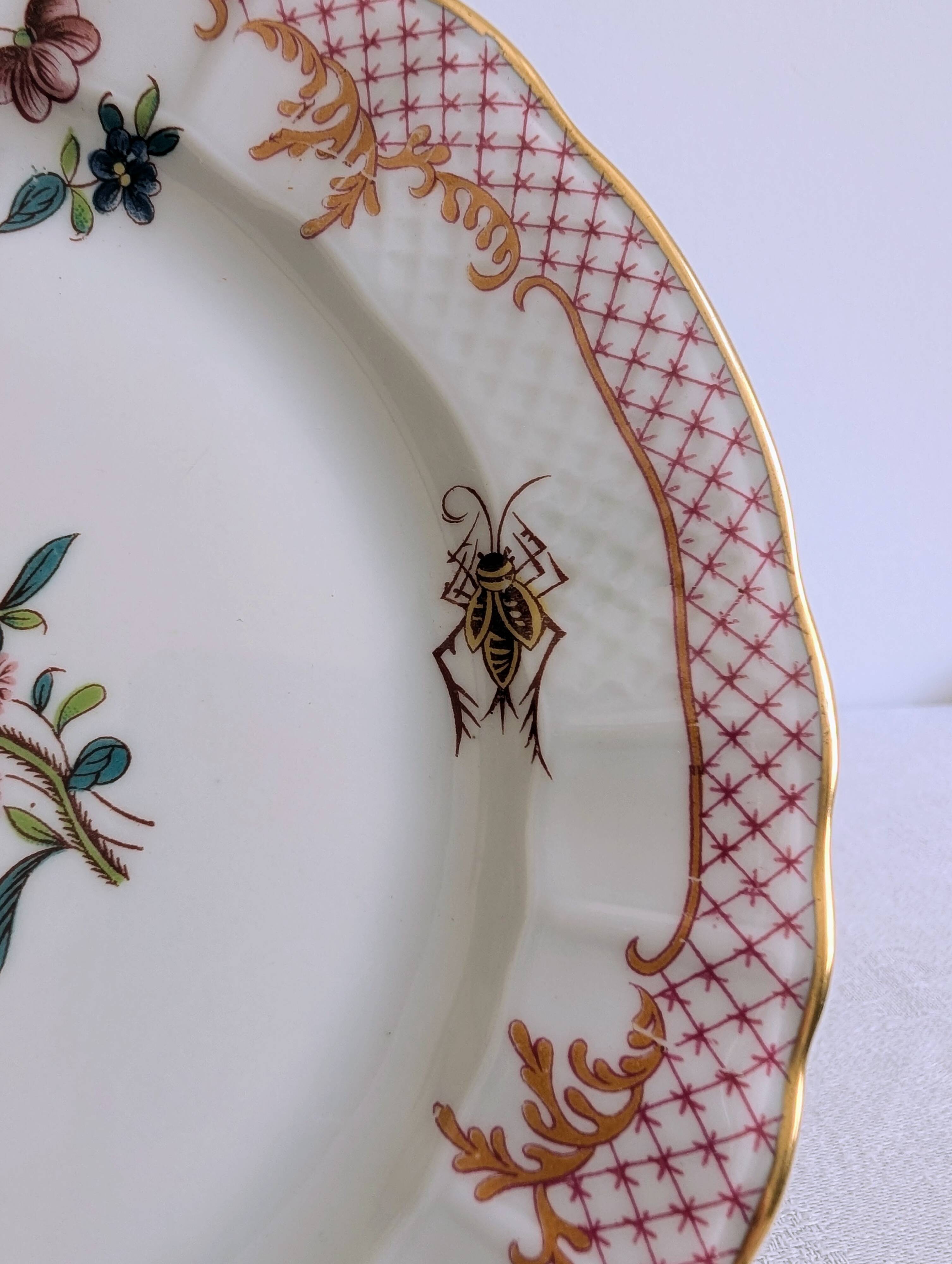 Set of 10 dessert plates Bernardaud Limoges – Compagnie des Indes