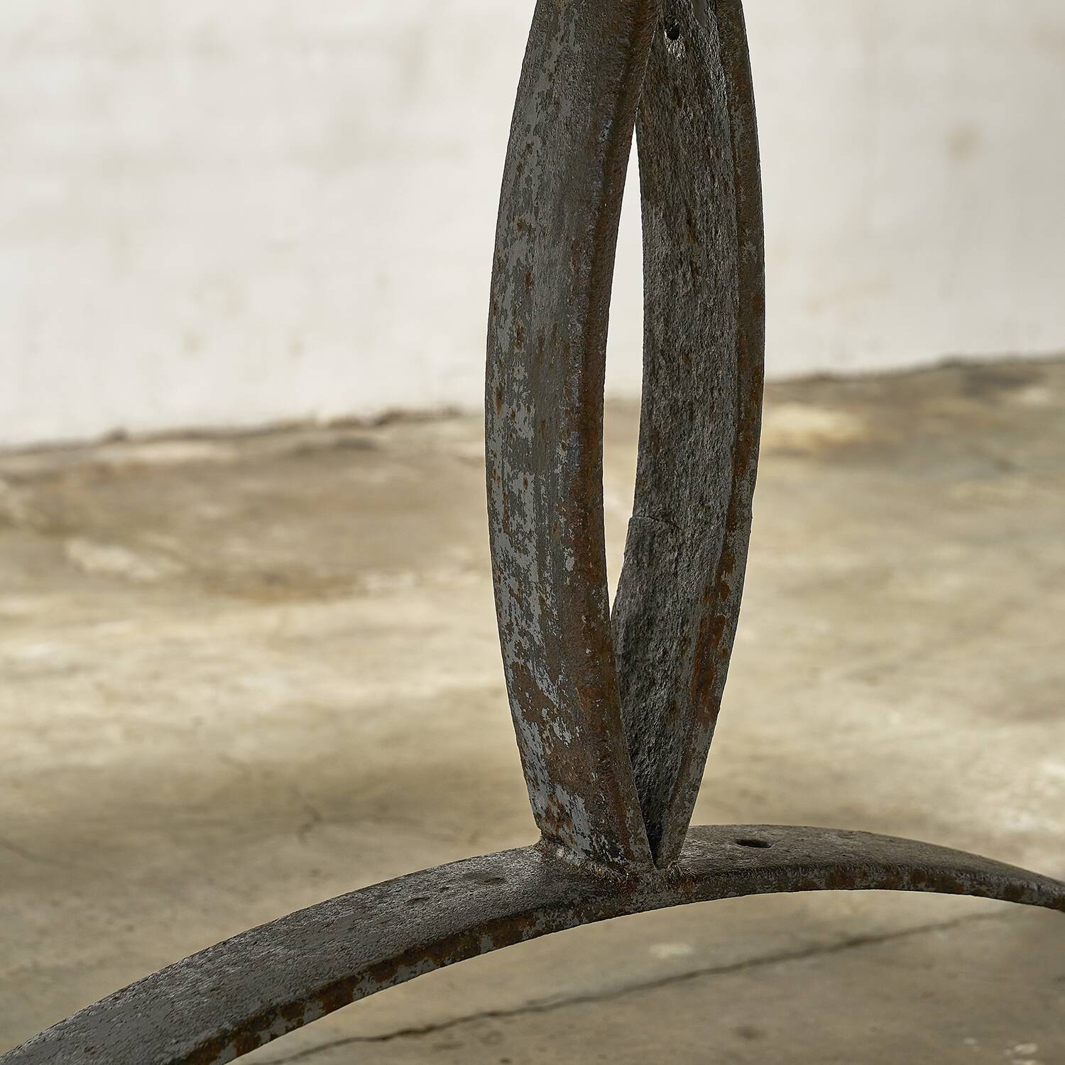 Exceptional garden table with scrollwork