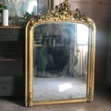 Large golden antique mirror  77x108cm