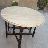 Oak folding table