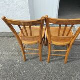Chaises bois