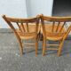 Wooden chairs