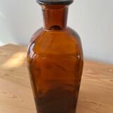 Amber Square Apothecary Bottle