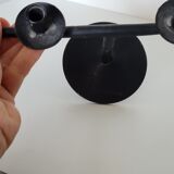 Brutalist candlestick candlestick with 4 metal branches