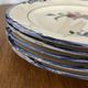 Set of 5 polychrome plates "Velars" Longchamp