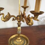 Lamp heating pad bronze Empire style
