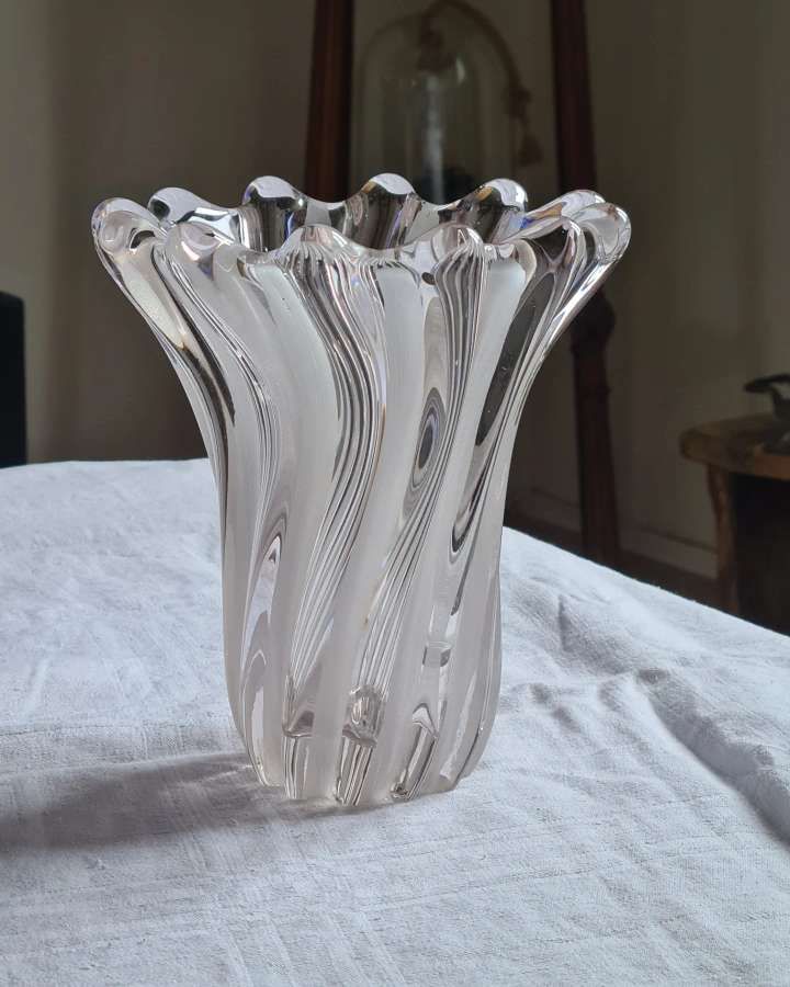 Blown glass vase