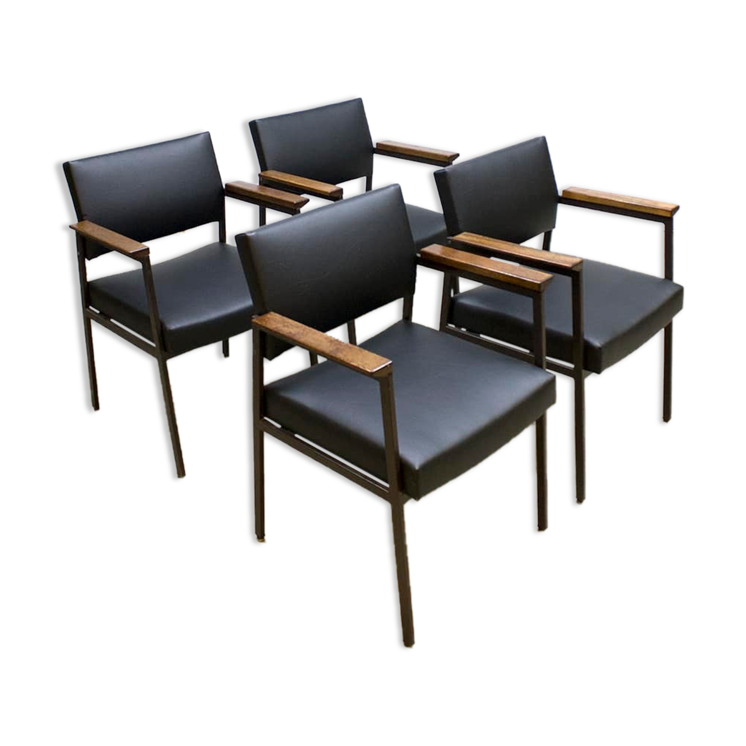 Vintage Tijsseling dining chairs Gijs van der Sluis