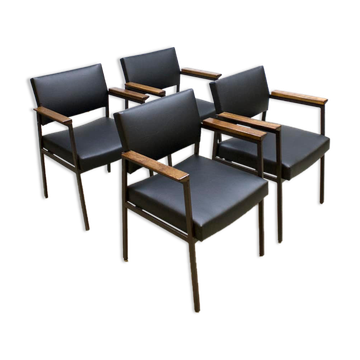 Vintage Tijsseling dining chairs Gijs van der Sluis