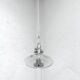 Vintage Murano Glass Accent Chandelier, Space Age Era Chrome Nason Mazzega Style