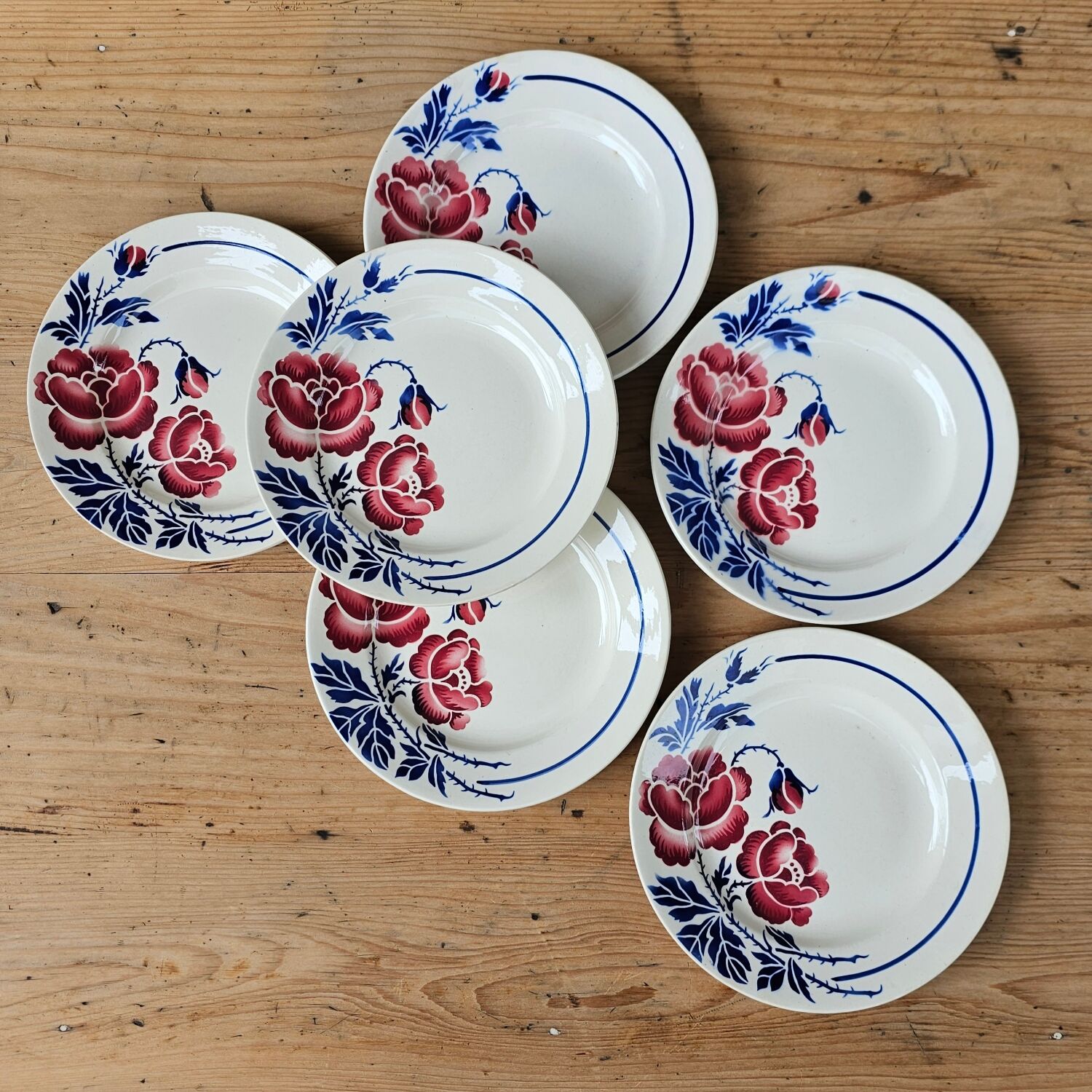 Flat plates Eugène Sarreguemines