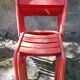 Série de 8 chaises Tolix rouge