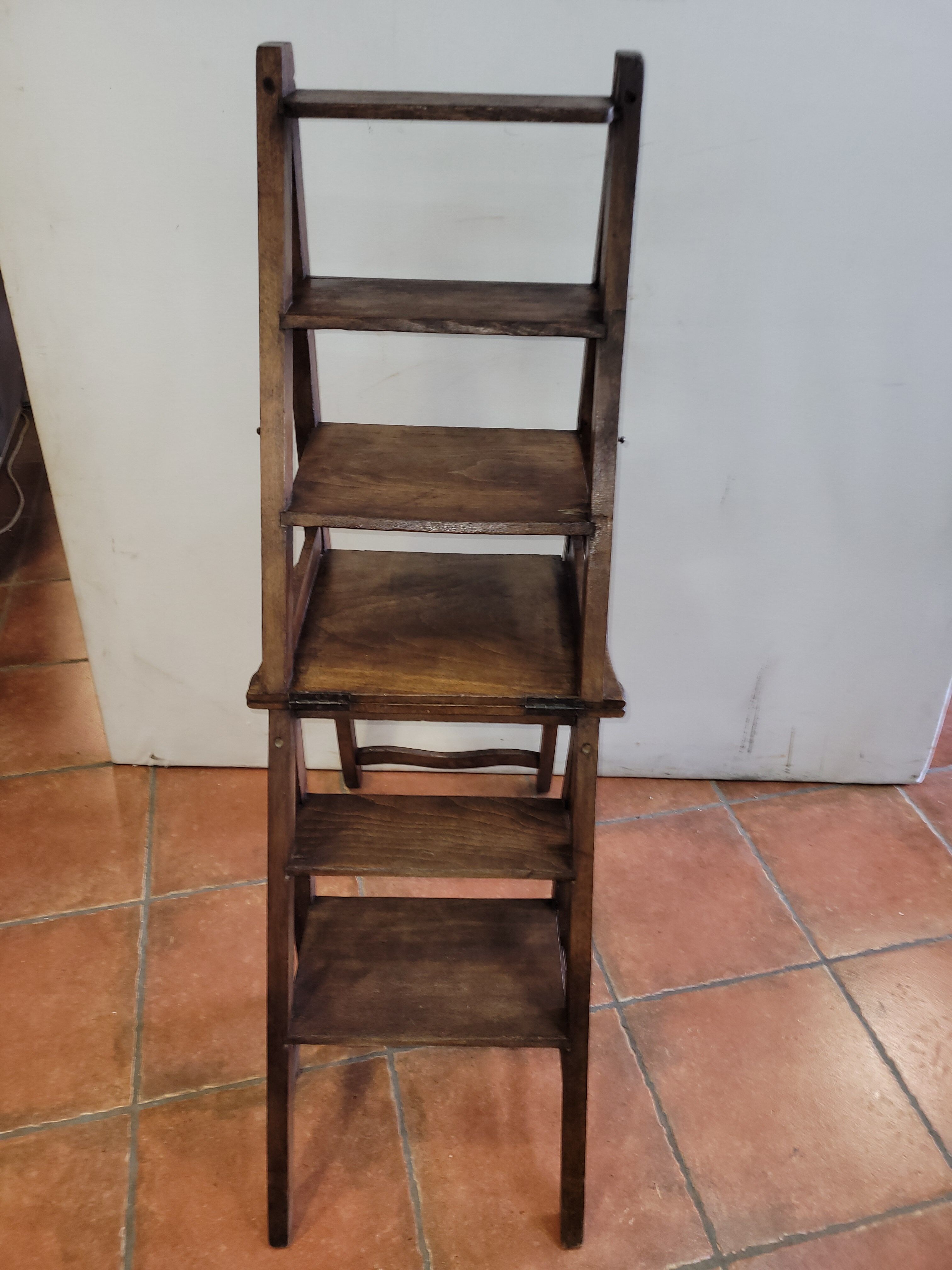 Antique stepladder chair