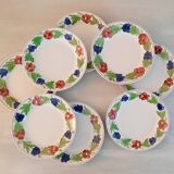 Plates moselle earthenware - niderviller