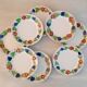 Assiettes plates, faïence de Moselle, Niderviller