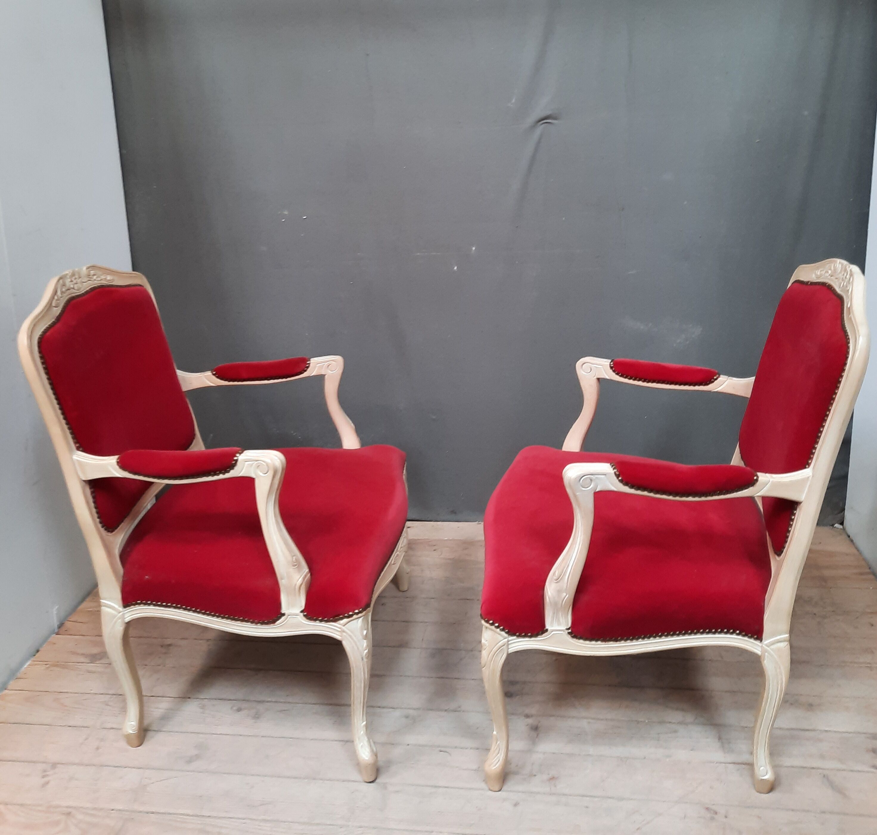 Louis XV style armchairs