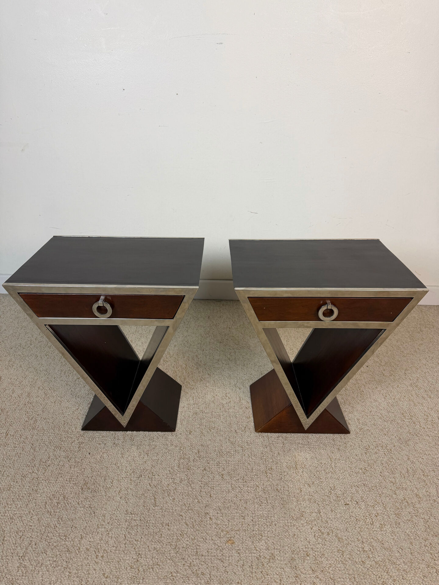 Art Deco Bedside Tables "Louvre" – Maison Saulaie