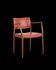 Armchair model 65 in oak and leather by Niels O. Møller, Denmark, 1960s.
