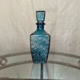 Blue glass bottle