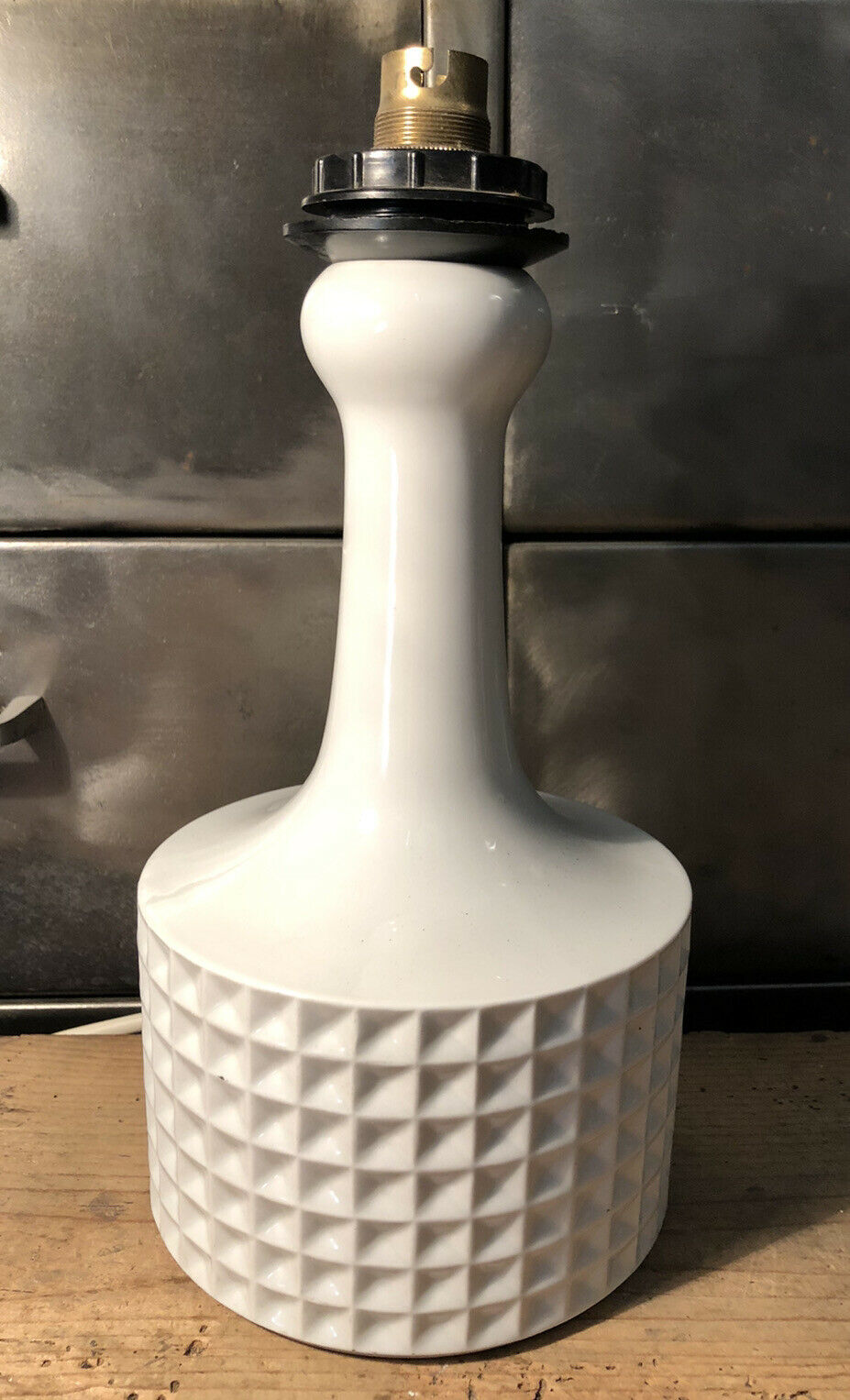 Porcelain lamp foot wallendorf germany W crowned 1764