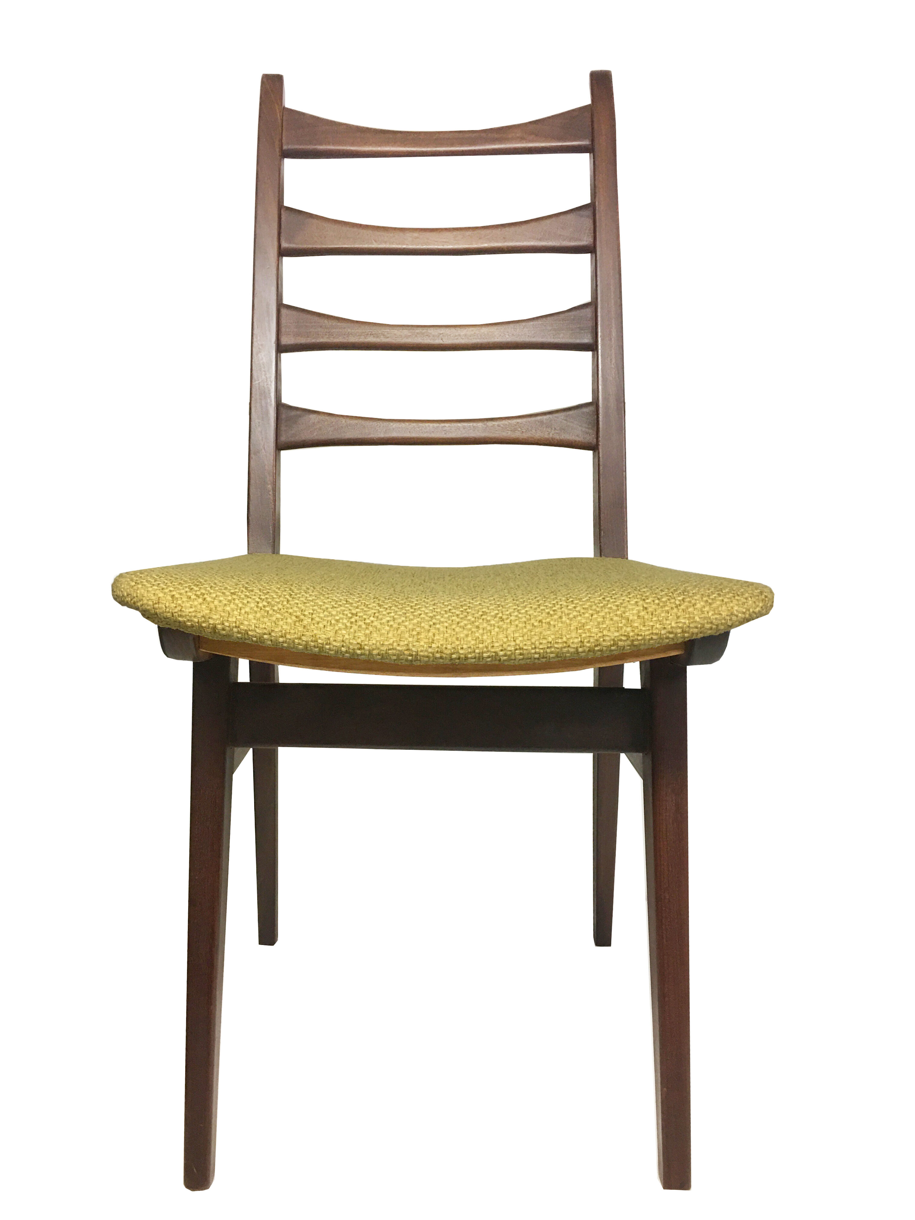 Set of 4 Karl Nothhelfer chairs, Germany 1950