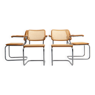 Lot de 4 - Modèle S64 - Thonet - Marcel Breuer