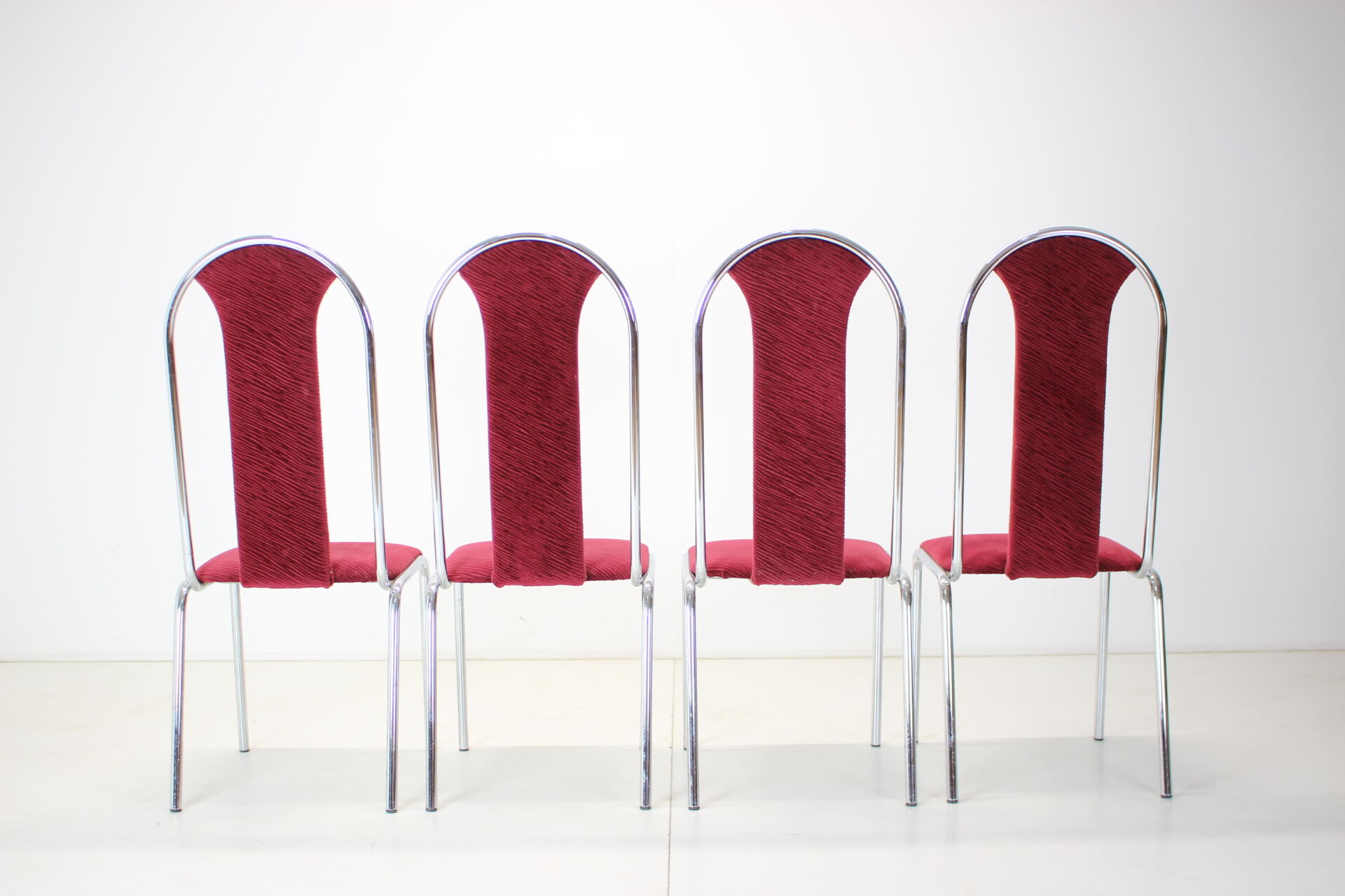 Set of four dining chairs, czechoslovakia,1980s kovobel