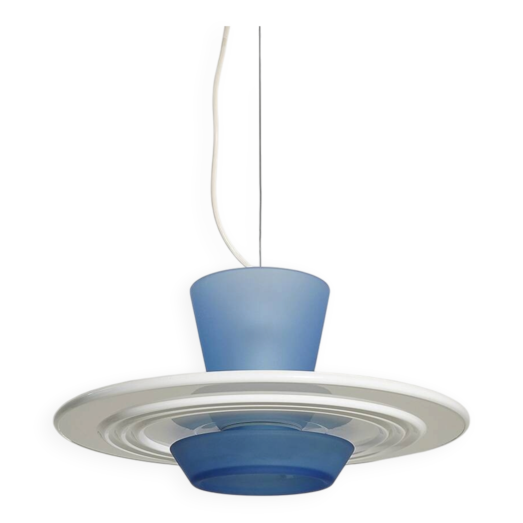 Chandelier “Zefiro” par Giuseppe Ramella pour Arteluce, années 1980.